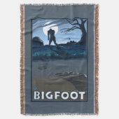 Big Foot loopt door Golf Course Deken (Voorkant Verticaal)