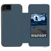 Big Foot loopt door Golf Course Incipio iPhone Portemonnee Hoesje (Agenda Open)