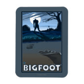 Big Foot loopt door Golf Course Magneet (Verticaal)