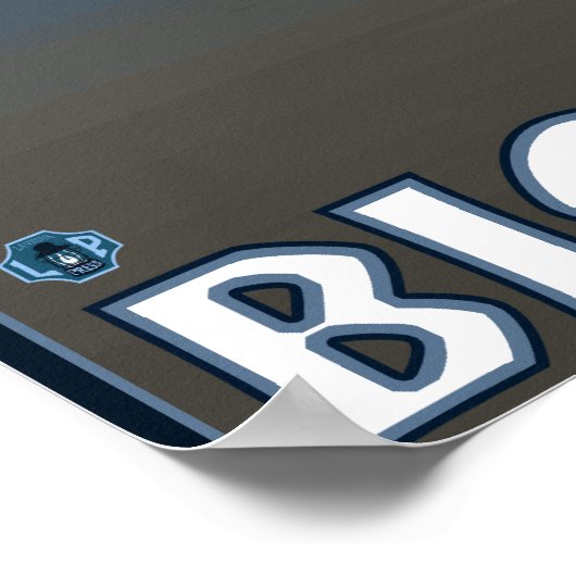 Big Foot loopt door Golf Course Poster (Hoek)