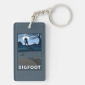 Big Foot loopt door Golf Course Sleutelhanger (achterkant)