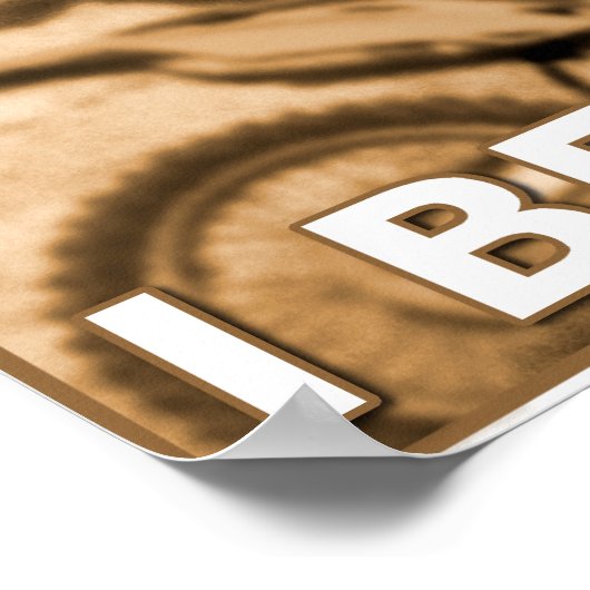 Big Foot Motocross Dirt Bike Sasquatch Funny Poste Poster (Hoek)