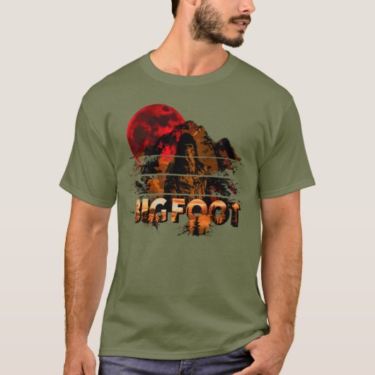 Big Foot Mountain Man T-shirt (Voorkant)