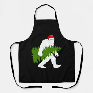 Big Foot Santa Claus Fun kerstcadeaus Schort