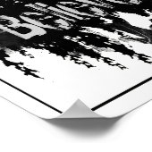 Big Foot, Sasquach, de Legend Believe quote Poster (Hoek)