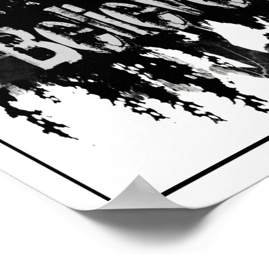 Big Foot, Sasquach, de Legend Believe quote Poster (Hoek)