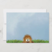 Big Foot/Sasquatch Birthday Party Kaart (Achterkant)