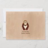 Big Foot/Sasquatch Birthday Party Kaart (Achterkant)