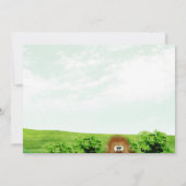 Big Foot/Sasquatch Birthday Party Kaart (Achterkant)