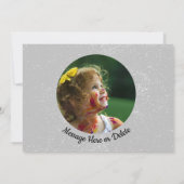 Big Foot / Sasquatch Verjaardagsfeest Een foto Kaart (Achterkant)