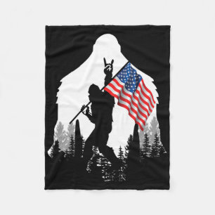 Big Foot Shirt - Bigfoot Sasquatch Amerikaanse Vla Fleece Deken