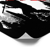 Big Foot Shirt - Bigfoot Sasquatch Amerikaanse Vla Poster (Hoek)