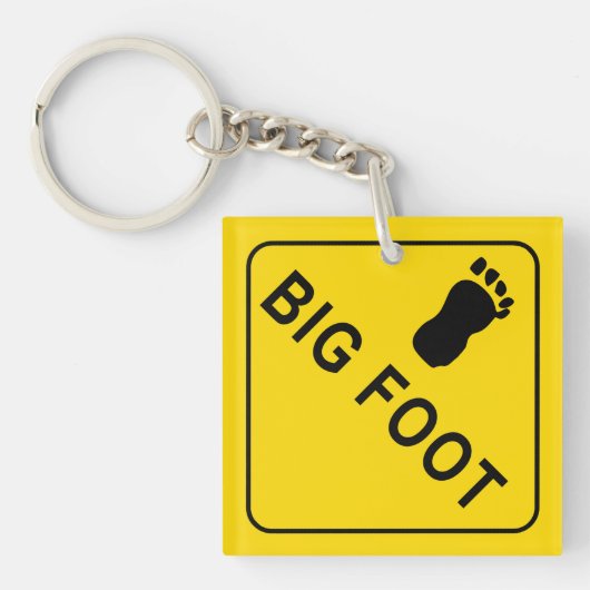 Big Foot Sleutelhanger (Voorkant)