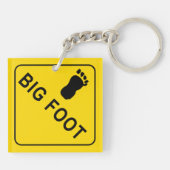Big Foot Sleutelhanger (Achterkant)
