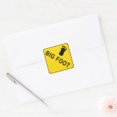 Big Foot Square Stickers (Envelop)