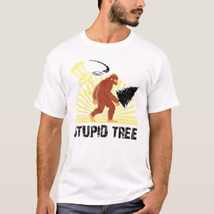 Big Foot Stompid Tree Disk Golf Cool Design for Me T-shirt