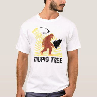 Big Foot Stompid Tree Disk Golf Cool Design for Me T-shirt