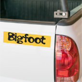 Big Foot-tekst Bumpersticker (Op Truck)
