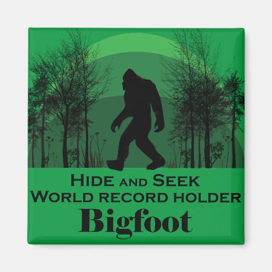 Big Foot, Verberg en zoek Magneet (Voorkant)