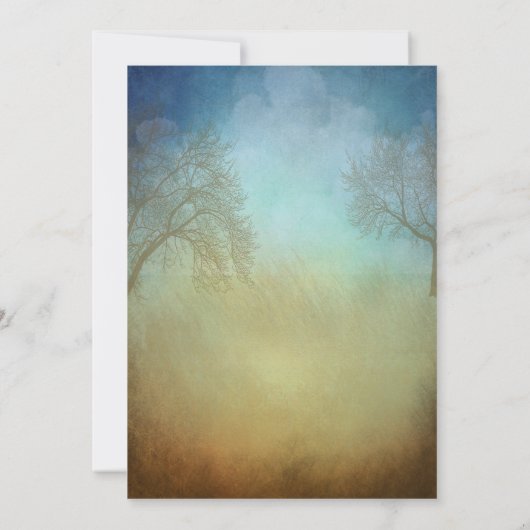 Big Foot verjaardagsfeestuitnodiging Kaart (Achterkant)