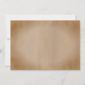 Big Foot verjaardagsfeestuitnodiging Kaart (Achterkant)