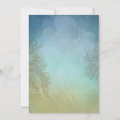 Big Foot verjaardagsuitnodiging Kaart (Achterkant)