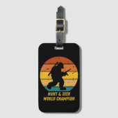 Big Foot wil zich nu niet meer verstoppen en zoeke Bagagelabel (Voorkant (verticaal))