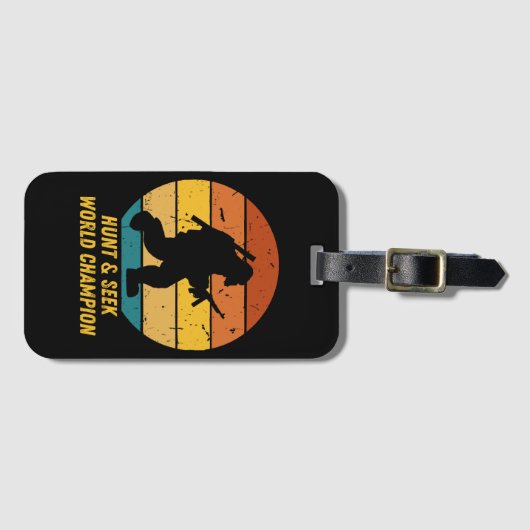 Big Foot wil zich nu niet meer verstoppen en zoeke Bagagelabel (Voorkant (horizontaal))