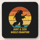 Big Foot wil zich nu niet meer verstoppen en zoeke Bier Onderzetter (Voorkant)