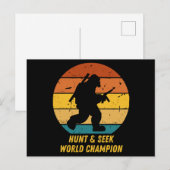 Big Foot wil zich nu niet meer verstoppen en zoeke Briefkaart (Voorkant / Achterkant)