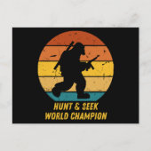 Big Foot wil zich nu niet meer verstoppen en zoeke Briefkaart (Voorkant)