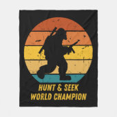 Big Foot wil zich nu niet meer verstoppen en zoeke Fleece Deken (Voorkant)