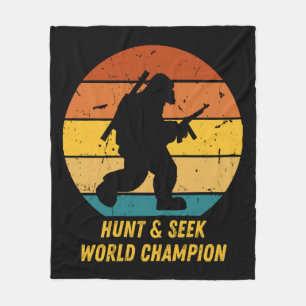 Big Foot wil zich nu niet meer verstoppen en zoeke Fleece Deken