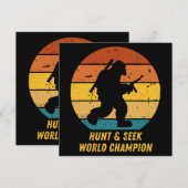 Big Foot wil zich nu niet meer verstoppen en zoeke Kaart (Voorkant / Achterkant)