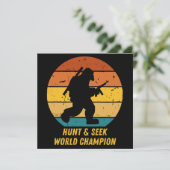 Big Foot wil zich nu niet meer verstoppen en zoeke Kaart (Staand voorkant)