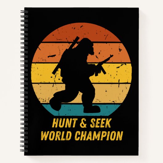 Big Foot wil zich nu niet meer verstoppen en zoeke Notitieboek (Voorkant)