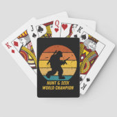 Big Foot wil zich nu niet meer verstoppen en zoeke Pokerkaarten (Achterkant)