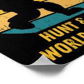 Big Foot wil zich nu niet meer verstoppen en zoeke Poster (Hoek)