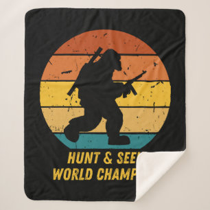 Big Foot wil zich nu niet meer verstoppen en zoeke Sherpa Deken