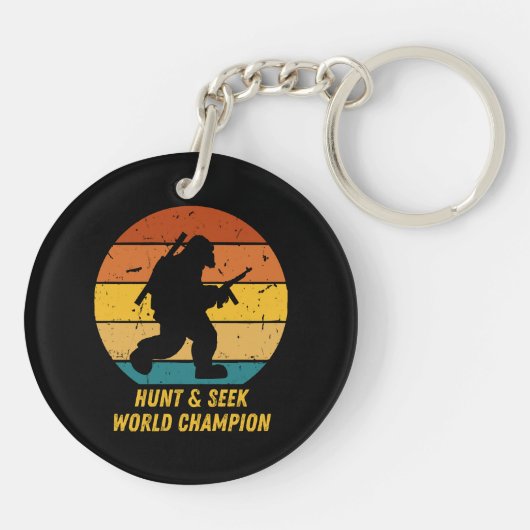 Big Foot wil zich nu niet meer verstoppen en zoeke Sleutelhanger (Achterkant)