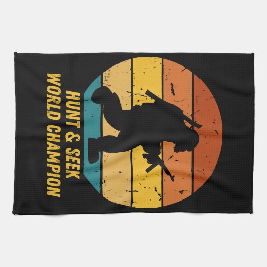 Big Foot wil zich nu niet meer verstoppen en zoeke Theedoek (Horizontaal)