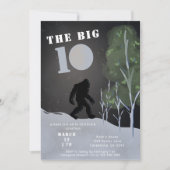 Big Foot Wild Avontuur 10e verjaardag Kaart (Voorkant)