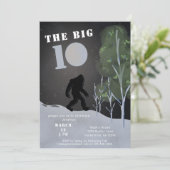 Big Foot Wild Avontuur 10e verjaardag Kaart (Staand voorkant)