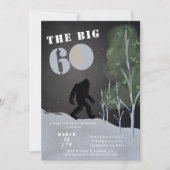 Big Foot Wild Avontuur 60e Verjaardag Kaart (Voorkant)