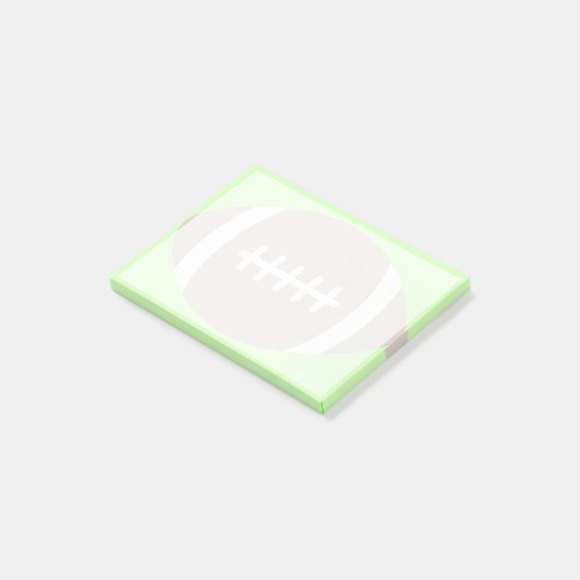 Big Football Emoji Post-it® Notes (Schuin)