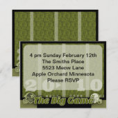 Big Football Game Kaart (Voorkant / Achterkant)