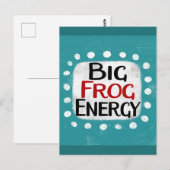 Big Frog Energy Briefkaart (Voorkant / Achterkant)