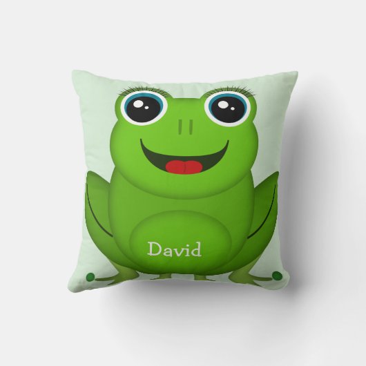 Big Frog Fun: Jumpstart Lunchtime Adventure Kussen (Achterkant)