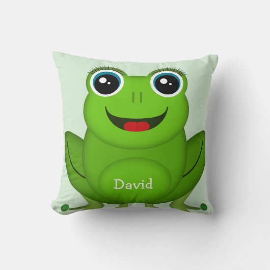 Big Frog Fun: Jumpstart Lunchtime Adventure Kussen (Voorkant)