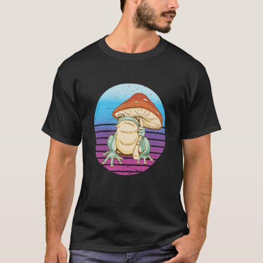 Big Frog Mushroom Umbrella T-shirt (Voorkant)